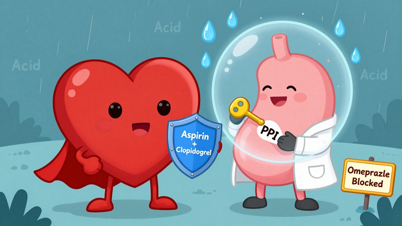 Proton Pump Inhibitors with Antiplatelets: How to Reduce GI Bleed Risk in Heart Patients