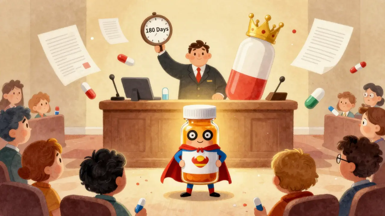 180-Day Exclusivity in Generic Drug Market Entry: How Patent Law Shapes Drug Prices