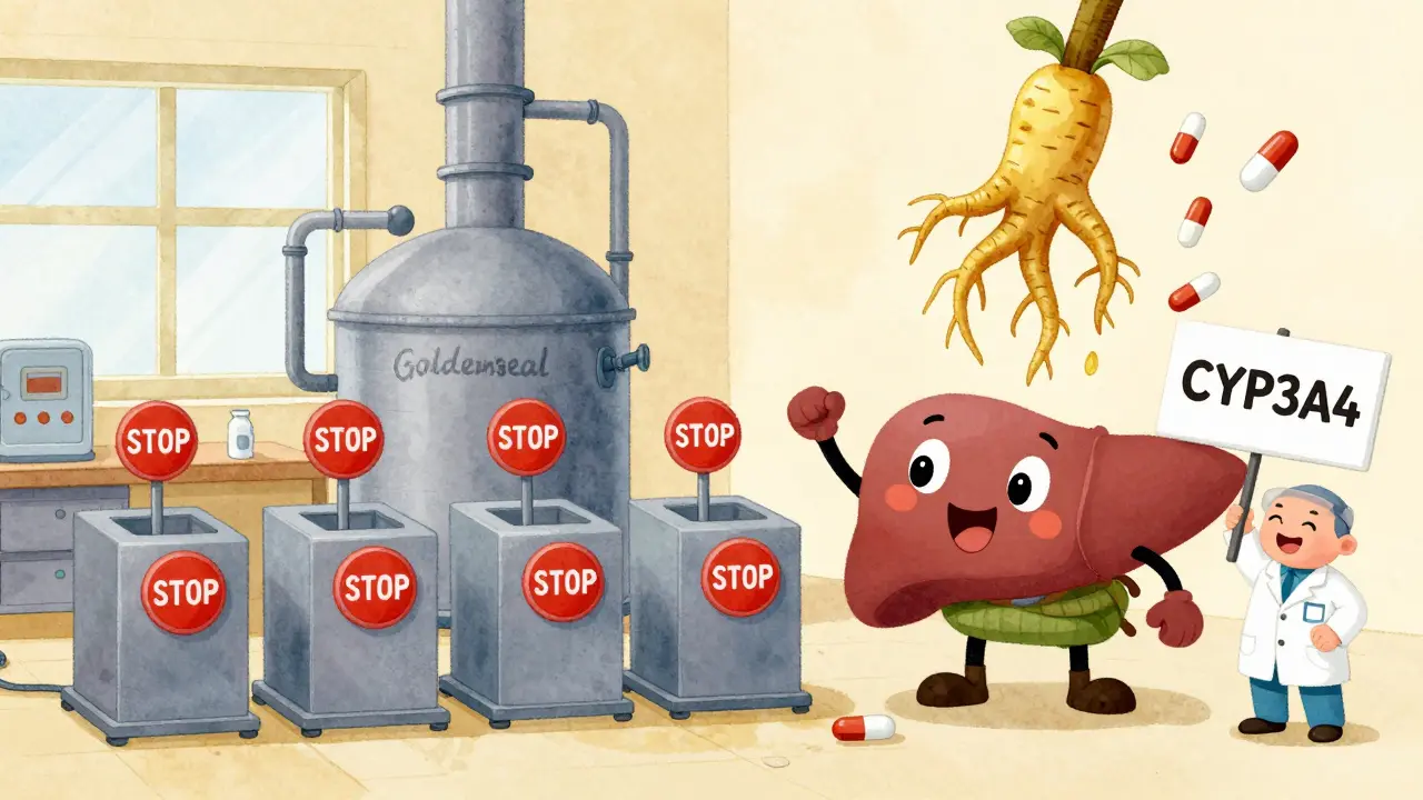 Goldenseal and Medications: What You Need to Know About Liver Enzyme Risks